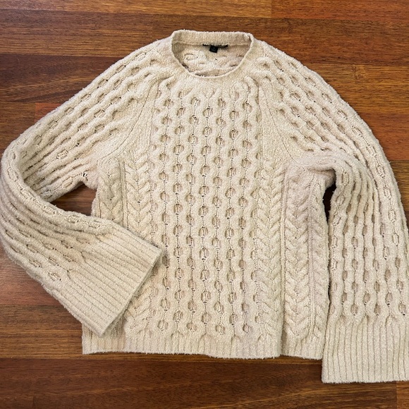 Cozy Creep Knit Crewneck Sweater